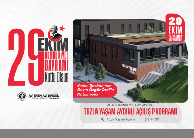 Tuzla’da Özgür Özel’in katılımıyla ‘Tuzla Yaşam Aydınlı’ açılıyor