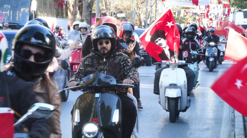 İstanbul - Bağdat Caddesi'nde Cumhuriyet Bayramı kutlamaları