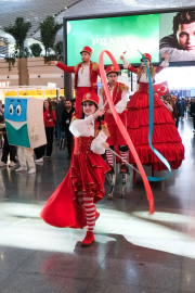 İstanbul - İstanbul Havalimanı'nda Cumhuriyet Bayramı coşkusu / Ek görüntüyle