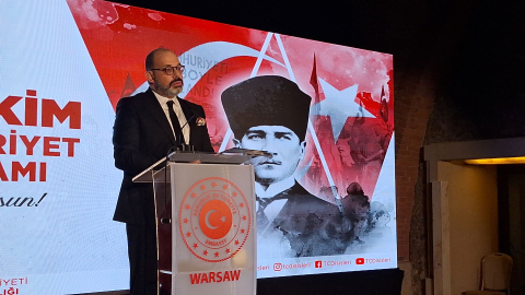 İstanbul- Cumhuriyet'in 102'nci yılı Varşova Kraliyet Sarayı'nda kutlandı