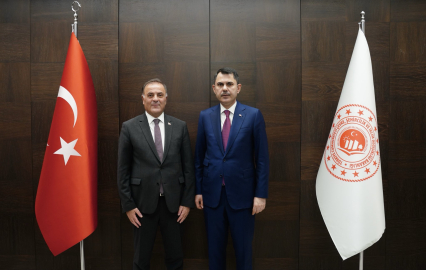 Bakan Kurum, İBB Başkan Vekili Aslan ile bir araya geldi