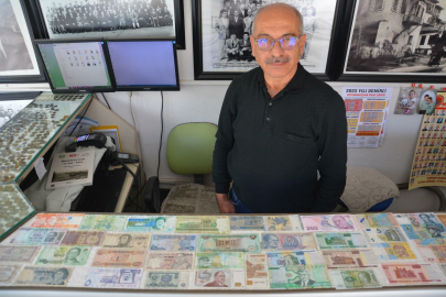 Manisalı fotoğrafçı 50 ülkenin paralarıyla koleksiyon oluşturdu