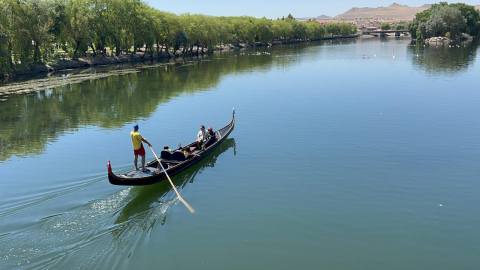 Kapadokya’da Kızılırmak Nehri’ndeki gondol turlarına yoğun ilgi