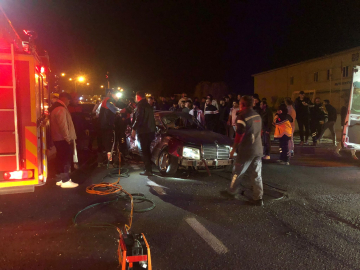 Nevşehir’de tur otobüsü ile otomobil çarpıştı: 2 ölü, 3 yaralı