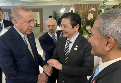 Cumhurbaşkanı Erdoğan, Singapur Başbakanı Wong ile görüştü