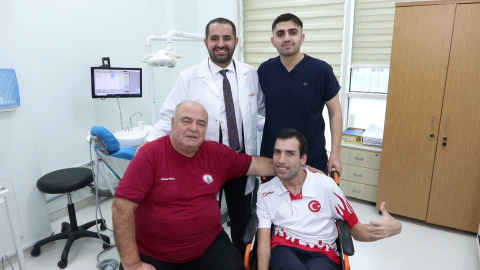 İstanbul- West sendromlu yüzücü, genel anesteziyle diş tedavisi olabildi