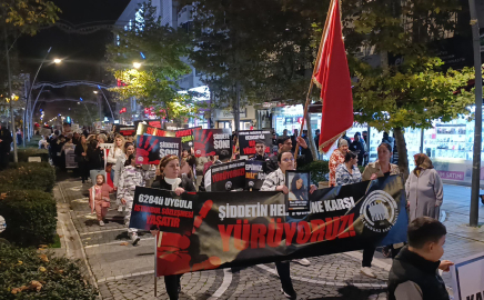 Kadına ve çocuğa şiddete hayır' pankartı taşıyan Rümeysa'nın öldürülmesine ilişkin 16 tutuklama (2)