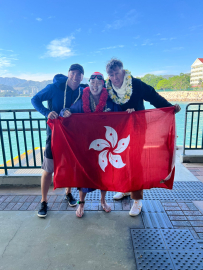 Hong Kong sularında yüzücülerden 21 saatlik mücadelenin ardından rekor