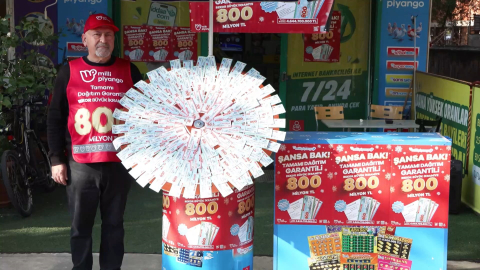 Milli Piyango’nun 800 milyon TL’lik yılbaşı büyük ikramiyesine yoğun ilgi