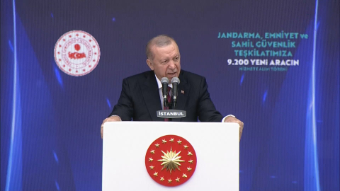 İstanbul - Cumhurbaşkanı Erdoğan: Bugün 9 bin 200 aracı daha sizlerin hizmetine veriyoruz / Geniş haber