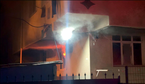 Tekirdağ'da evde çıkan yangında 1 kişi ağır yaralandı