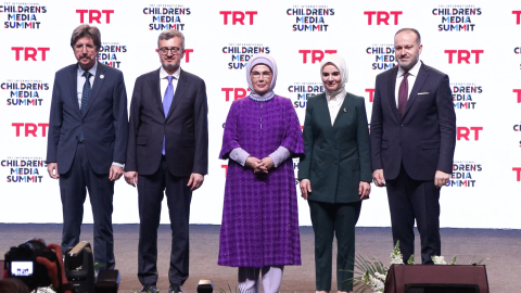 İstanbul - Emine Erdoğan, TRT Uluslararası Çocuk Medyası Zirvesi’ne katıldı