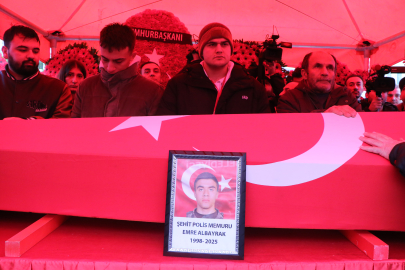 Şehit polis memuru, memleketi Samsun’da toprağa verildi