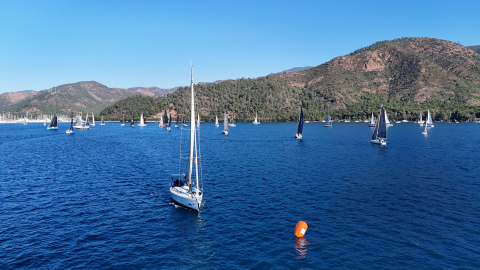 Ankara Yelken Kulübü’nün 25’inci yıl kupası Marmaris’te başladı / Fotoğraf eklendi