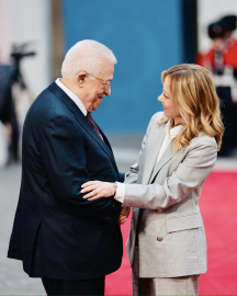 Filistin Devlet Başkanı Abbas, İtalya Başbakanı Meloni ile görüştü