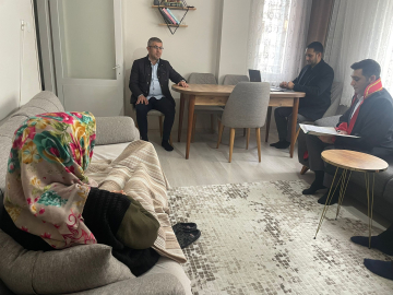 Miras davasında taraflardan biri yatalak olduğu için mahkeme eve taşındı