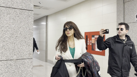 İstanbul- Ela Rümeysa Cebeci adliyeye geldi -3 / Görüntü düzenlenerek yeniden