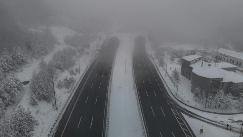 Bolu Dağı'nda kar yağışı / Ek fotoğraflar