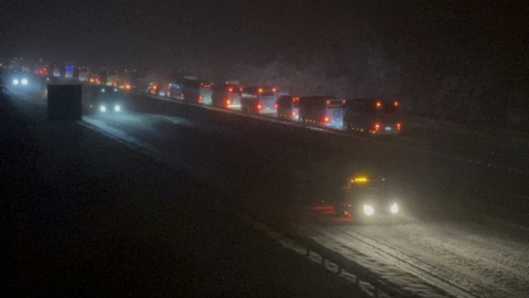 Bolu Dağı geçişinde yoğun kar yağışı (4)
