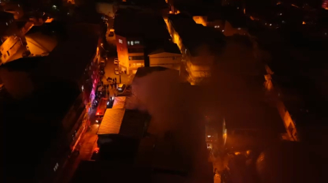 Bursa'da apartman deposunda çıkan yangında 1 kişi dumandan etkilendi