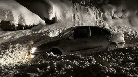 Karabük’te kar etkisini sürdürüyor (3)