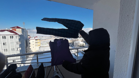 Göle buz kesti; termometreler eksi 39,7 dereceyi gösterdi (2)