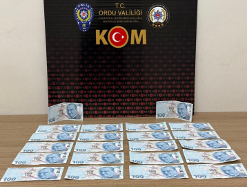 Ordu’da sahte para operasyonu