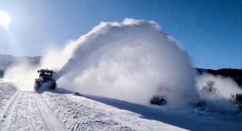 Tunceli'de 123 köy yolu kardan ulaşıma kapandı