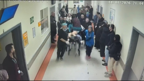 İstanbul - Atlas Çağlayan'ın hastaneye getirildiği anların görüntüsü ortaya çıktı