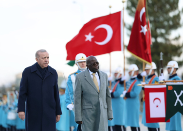 Cumhurbaşkanı Erdoğan, Nijerya Cumhurbaşkanı Tinubu'yu resmi törenle karşıladı /Ek fotoğraflar