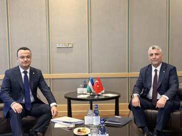 Bakan Bolat, Özbekistanlı mevkidaşı Kudratov ile görüştü