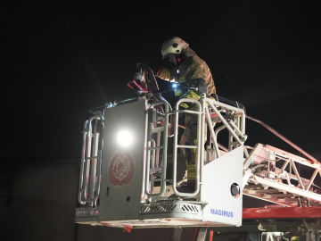 Düzce'de strafor fabrikasında yangın (3)