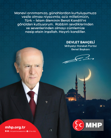Bahçeli'den 'Berat Kandili' mesajı