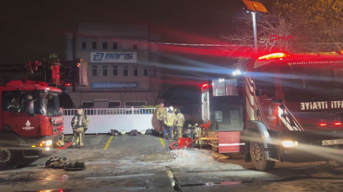 İstanbul - Avcılar'da tekstil deposunda yangın