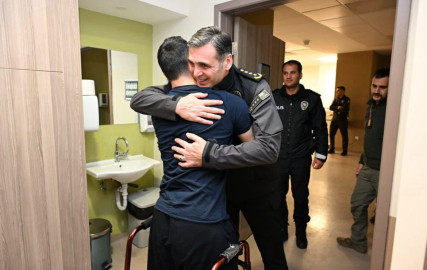 Operasyonda yaralanan özel harekat polisi taburcu edildi