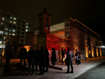 Restore edilen tarihi cami, ramazanda ilk teravih namazıyla ibadete açıldı