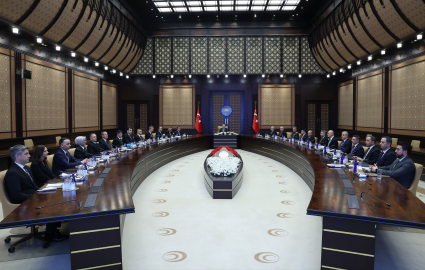 Cumhurbaşkanı Erdoğan başkanlığında Savunma Sanayii İcra Komitesi toplandı