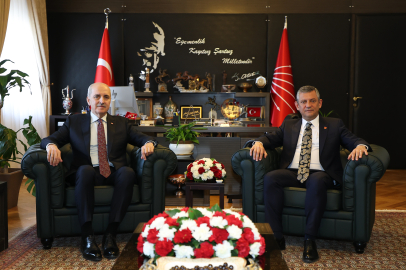 TBMM Başkanı Kurtulmuş'tan Özgür Özel'e ziyaret