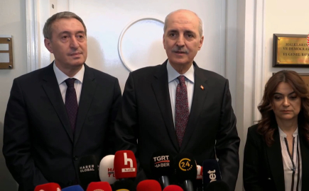 TBMM Başkanı Kurtulmuş'tan DEM Parti'ye ziyaret