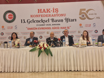 HAK-İŞ Genel Başkanı Arslan: Hükümetin asgari ücret komisyonundan çekilmesini istiyoruz