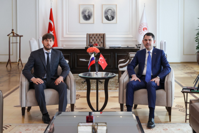Bakan Kurum, Rusya İklim Değişikliği Özel Temsilcisi Edelgeriyev ile görüştü