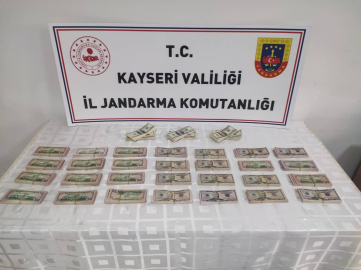 Kayseri’de sahte 192 bin 250 dolar ele geçirildi