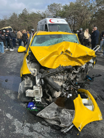 İstanbul - Sarıyer’de sollama yapan taksiyle yolcu minibüsü çarpıştı: 1 ölü 4 yaralı / Ölenin fotoğrafıyla