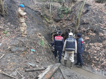 Zonguldak'ta 9 kaçak maden ocağı imha edildi
