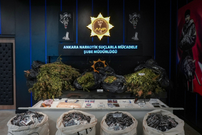 Ankara'da uyuşturucu operasyonları; 34 tutuklama
