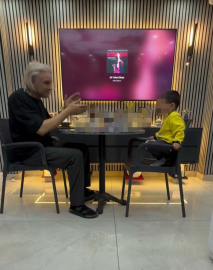 3 yaşındaki çocuğunu alkol masasına oturtan baba adli kontrolle serbest