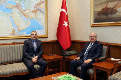 Bakan Güler, BAYKAR Genel Müdürü Bayraktar ile görüştü