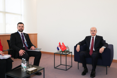 TBMM Başkanı Kurtulmuş, Boşnak Ulusal Azınlık Konseyi Başkanı Hodzic’i kabul etti