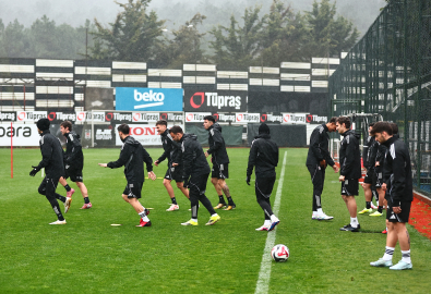 Beşiktaş’ta derbi hazırlıkları sürüyor