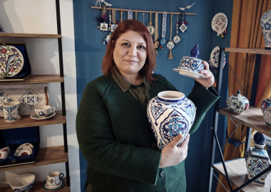 Topkapı Sarayı’nda görüp etkilendiği çini sanatında ‘Kültürel Miras Temsilcisi’ oldu